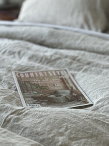 Oat Duvet Cover + Two Standard Pillow Cases